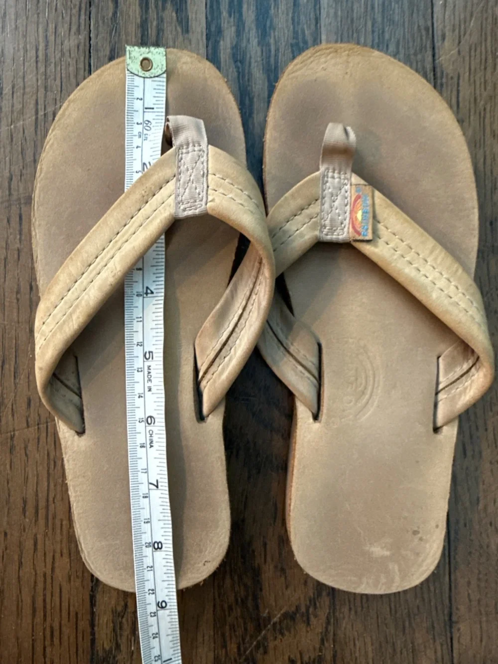 Rainbow Leather Sandals